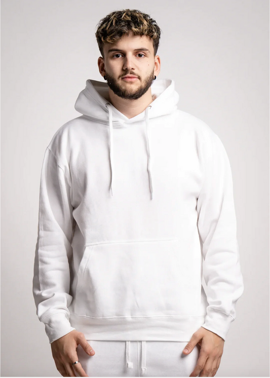White Hooded Sweatshirt