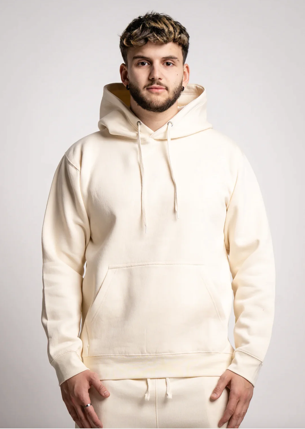 White Hooded Sweatshirt