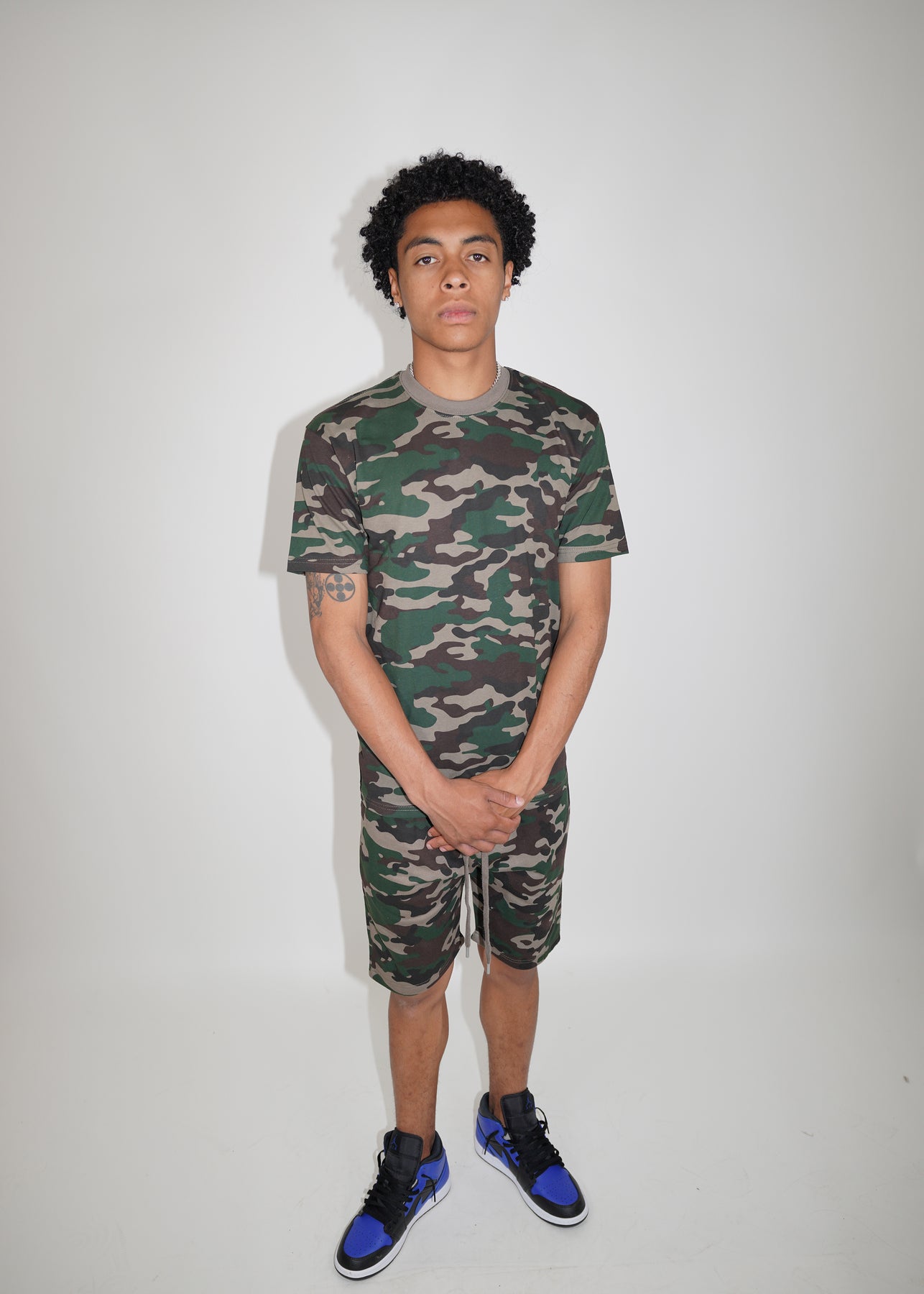 Camo T-Shirt and Short Set