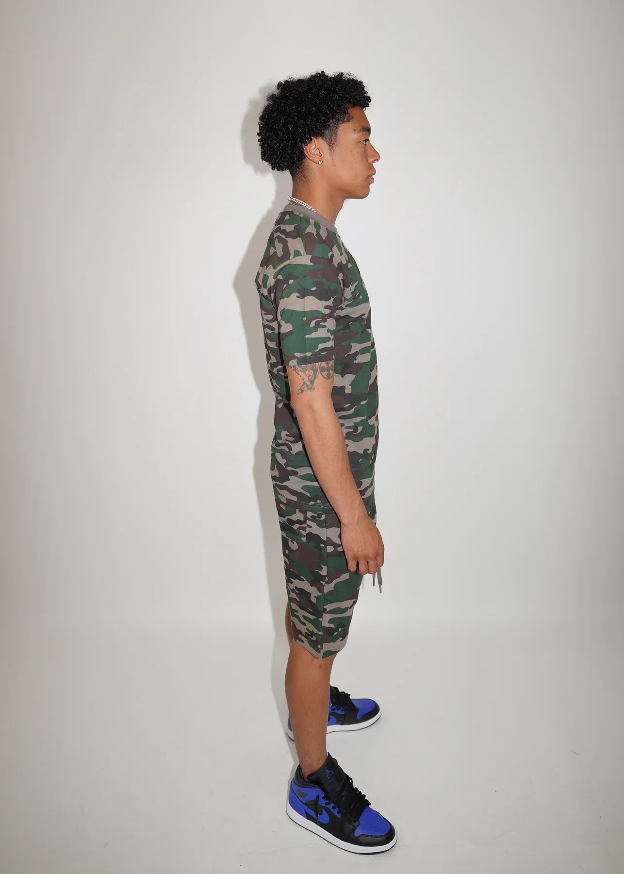 Camo T-Shirt and Short Set