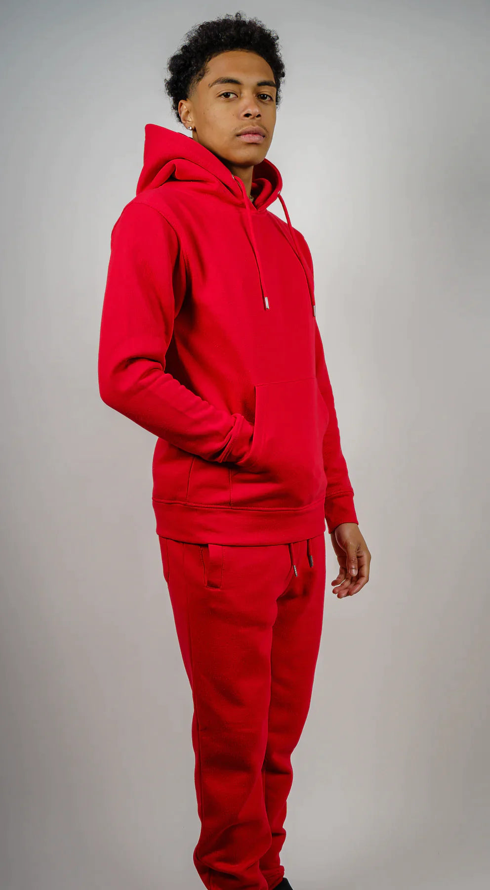 Red Tight Fleece SweatSuit