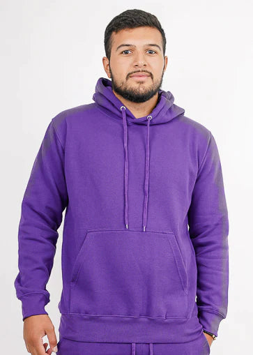 Purple Heavy Blend Fleece Hooded Sweatshirt