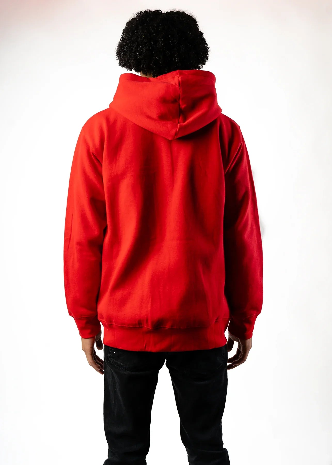 Red Heavy Blend Zip-Up Fleece Hooded SweatShirt