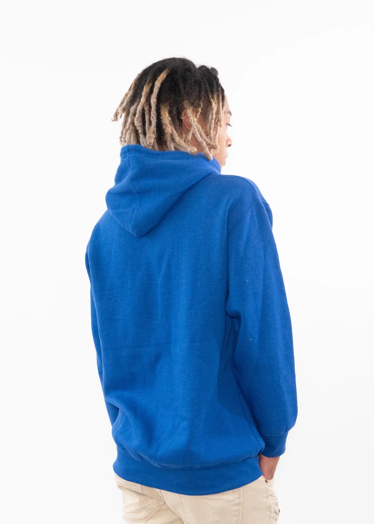 Royal Blue Heavy Blend Fleece Hooded Sweatshirt