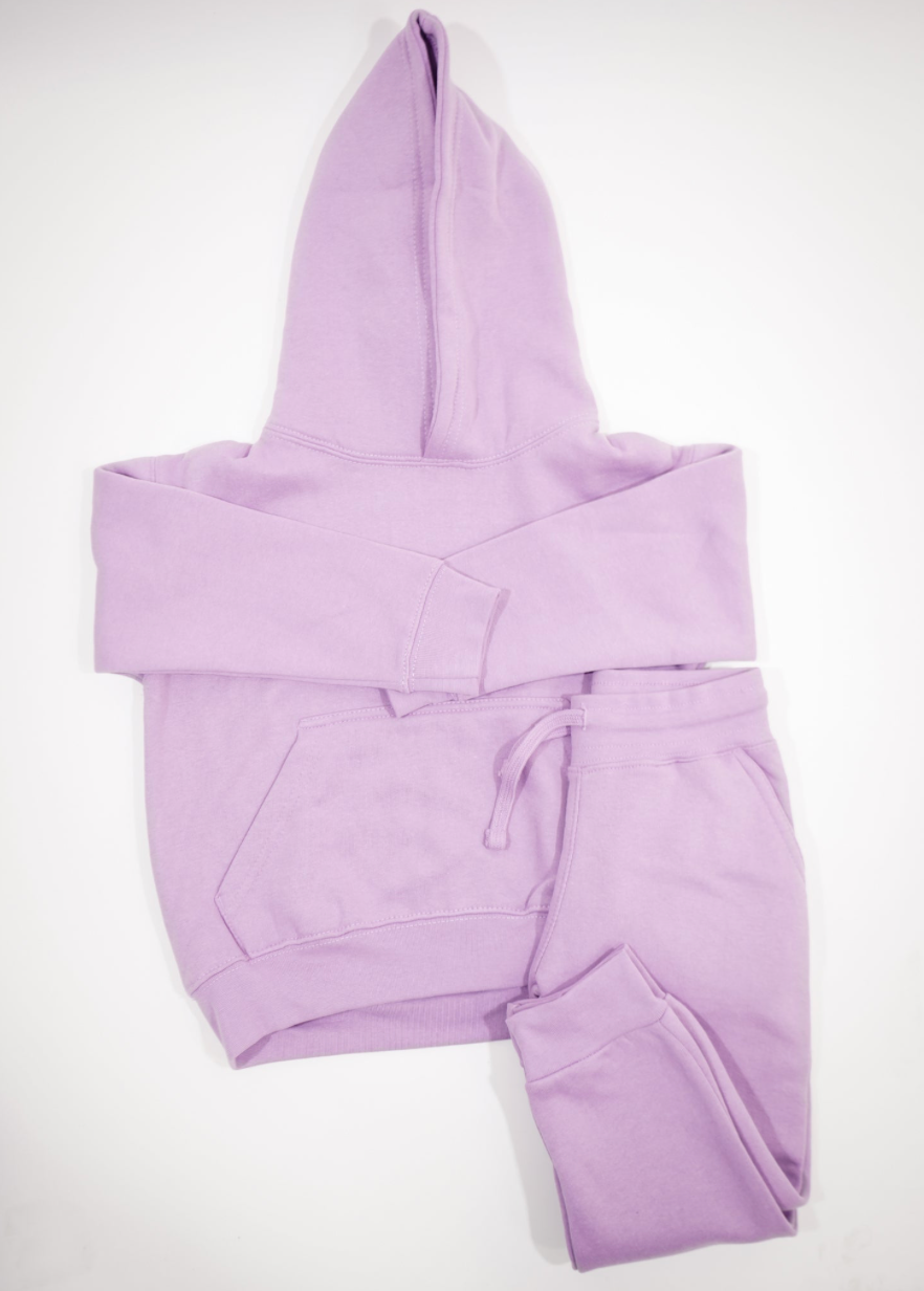 Lilac Heavy Blend Kids SweatSuit