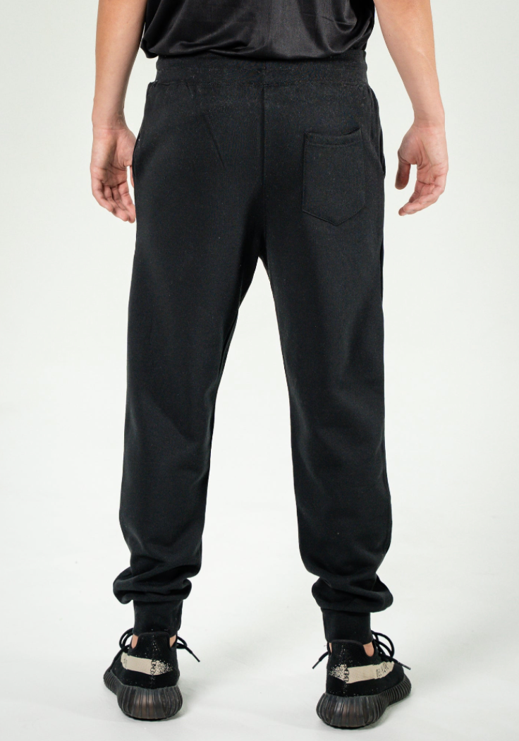 Black Heavy Blend Fleece Sweatpant