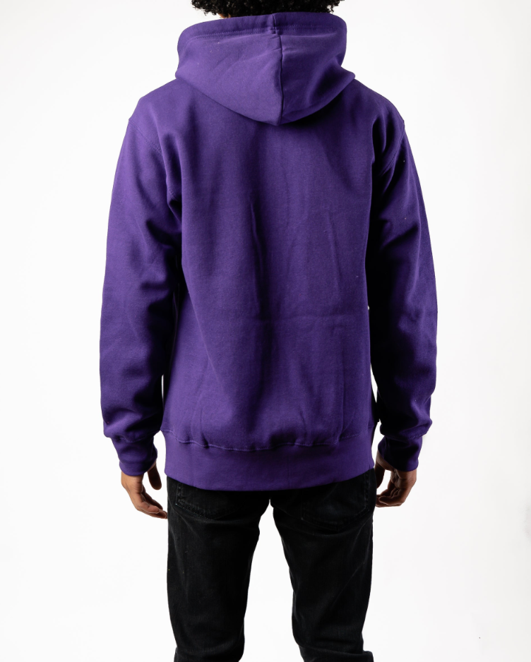 Purple Heavy Blend Zip-Up Fleece Hooded SweatShirt