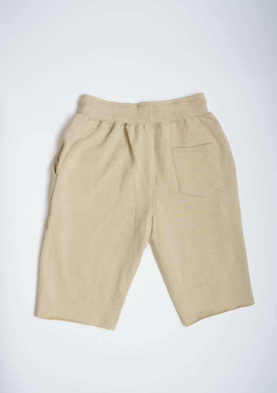 Sand Raw Edge SweatShort