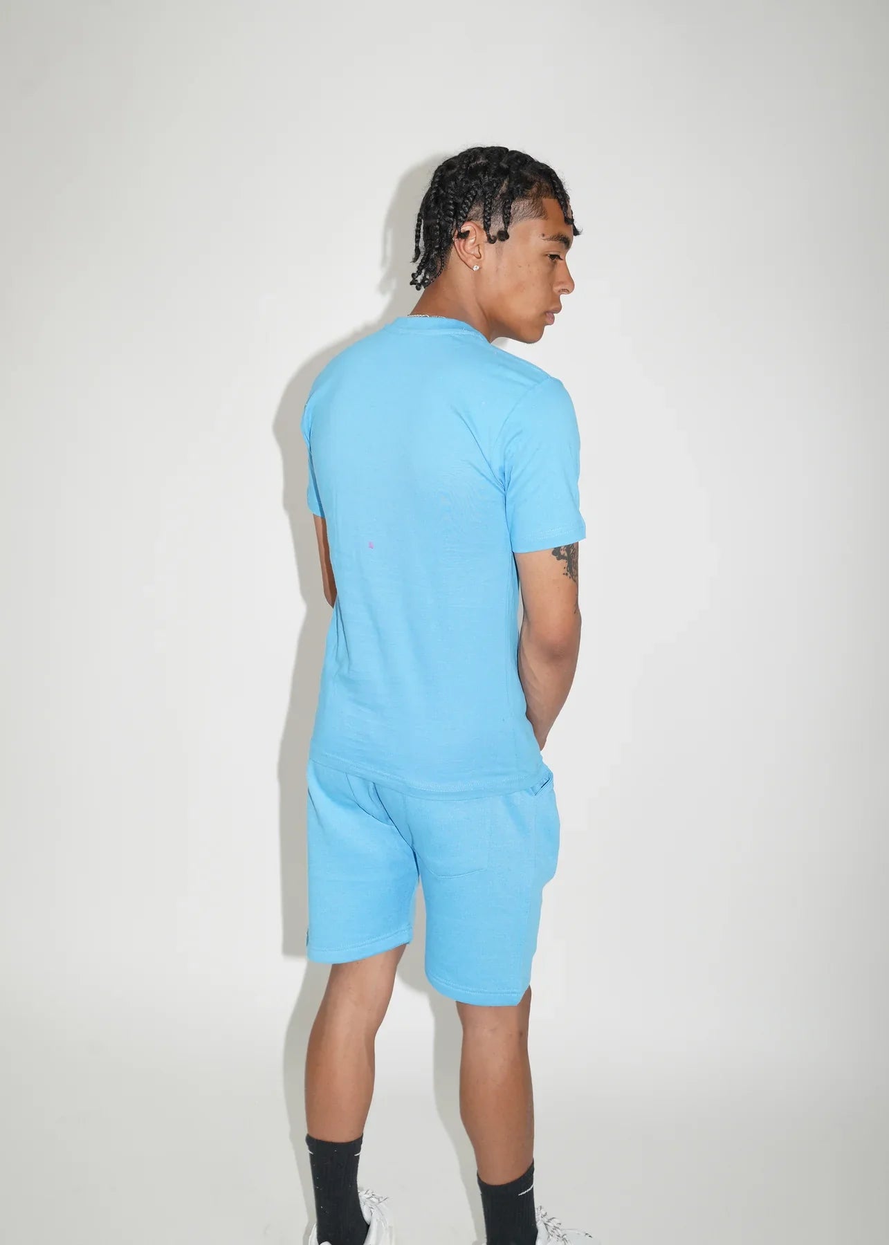 Sky Blue T-Shirt and Short Set