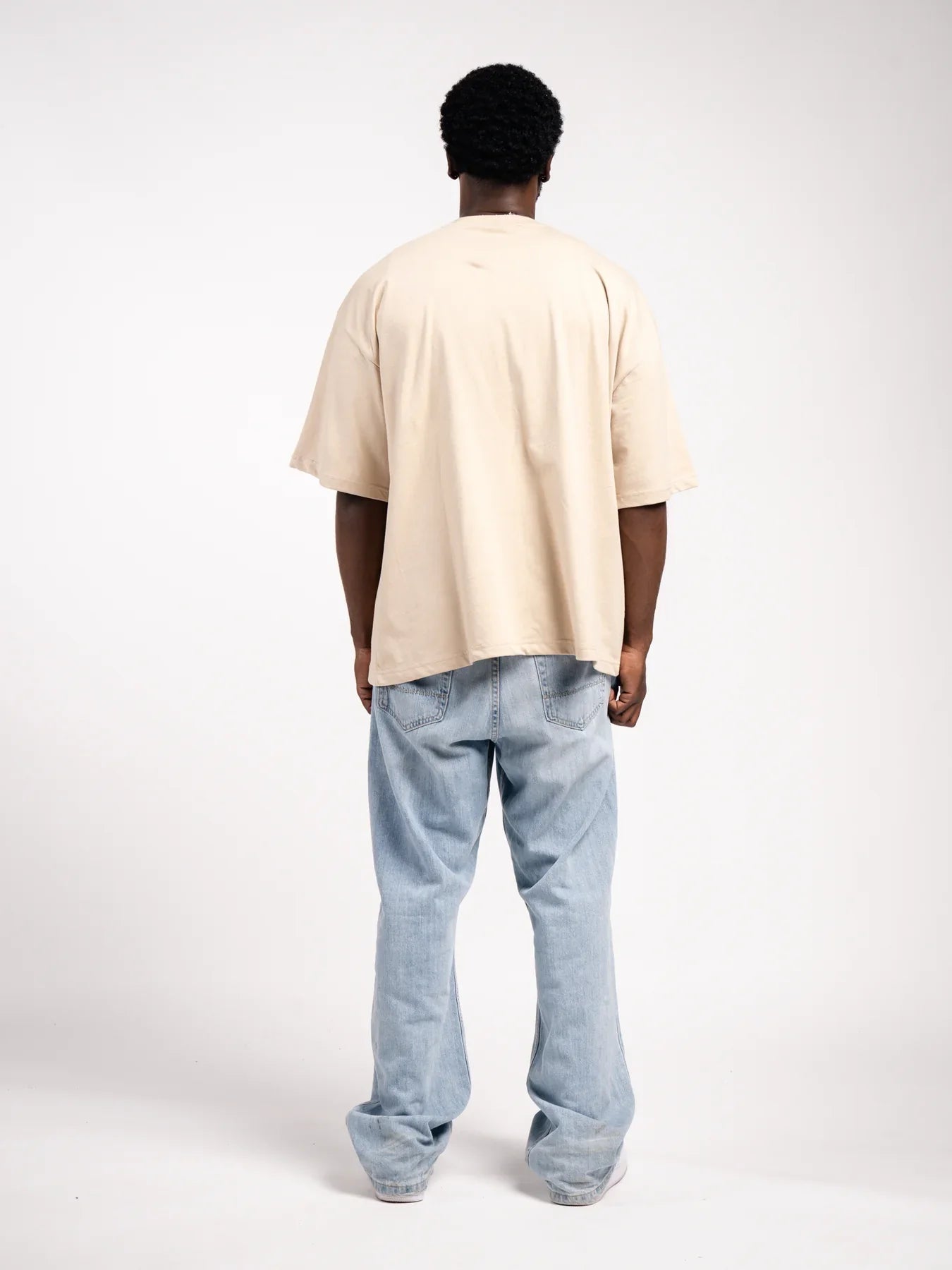Beige Heavyweight Oversized T-Shirt