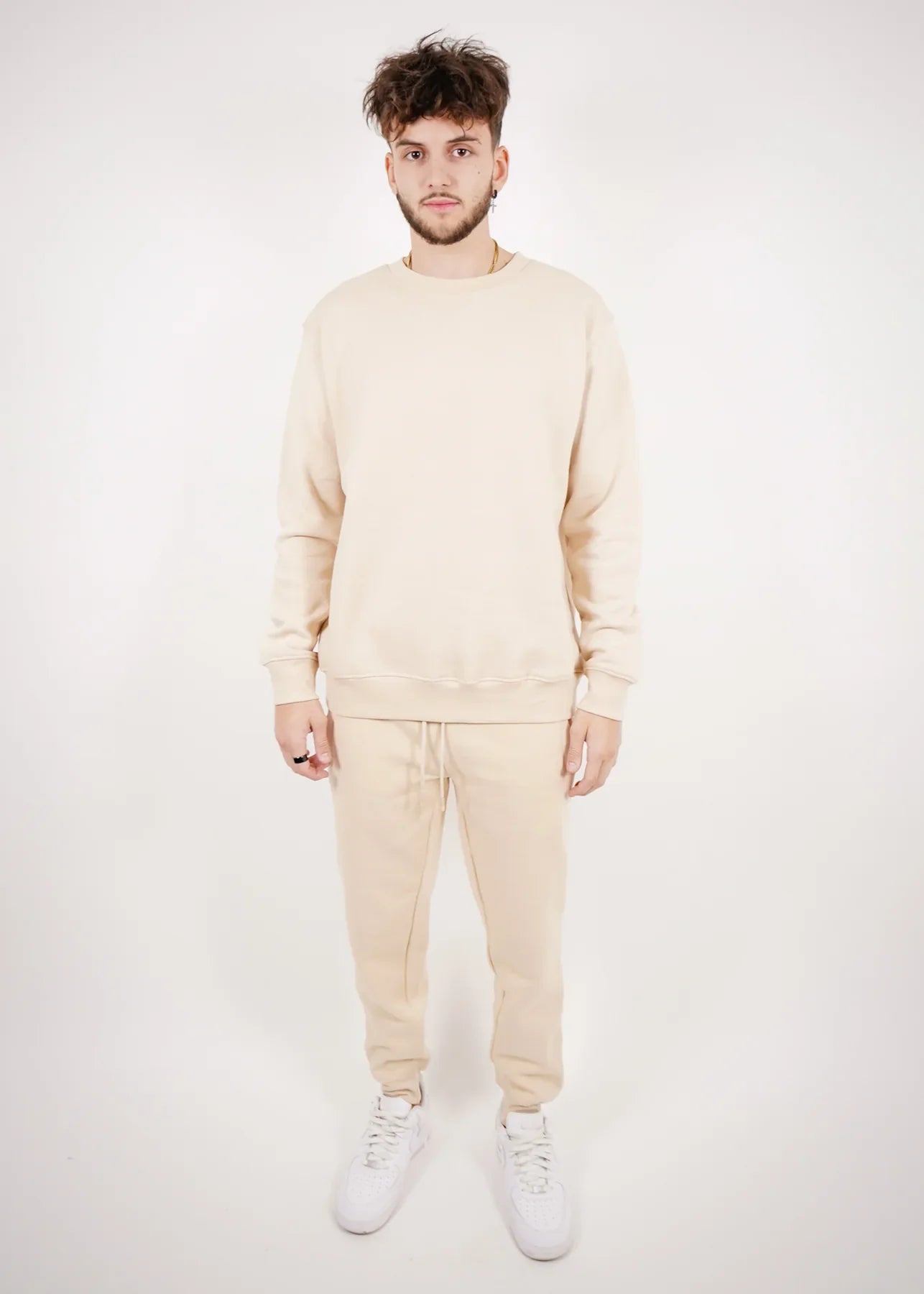 Sand Tight Fleece Crew-Neck SweatSuit