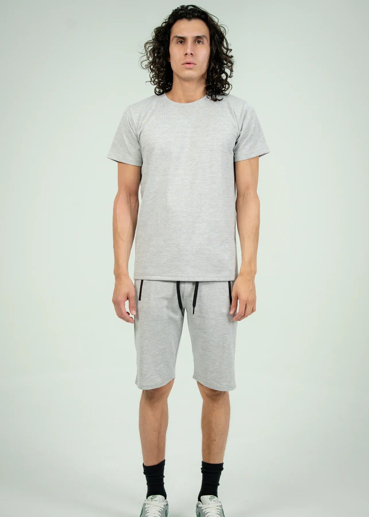 Gray Tech Short Set