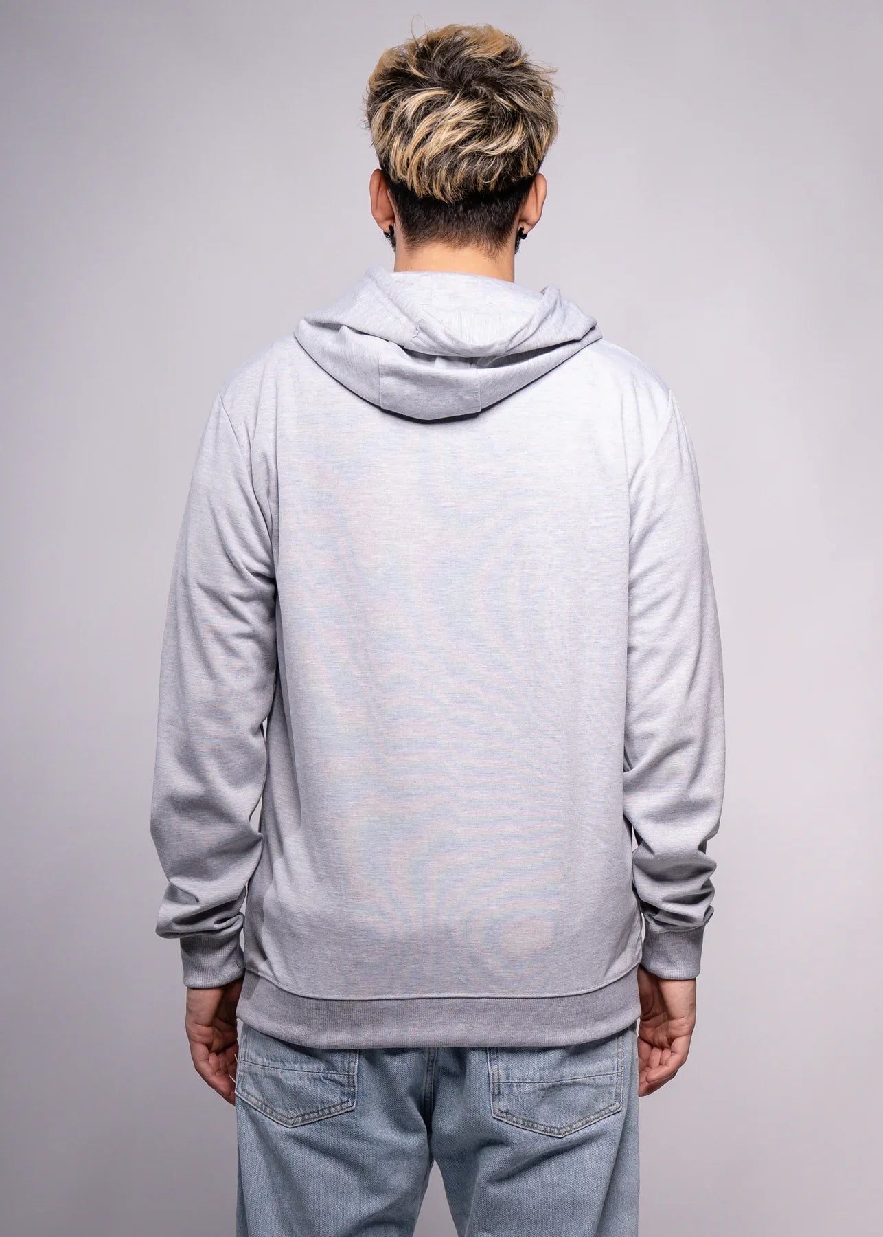 Gray Tech Hooded SweatShirt