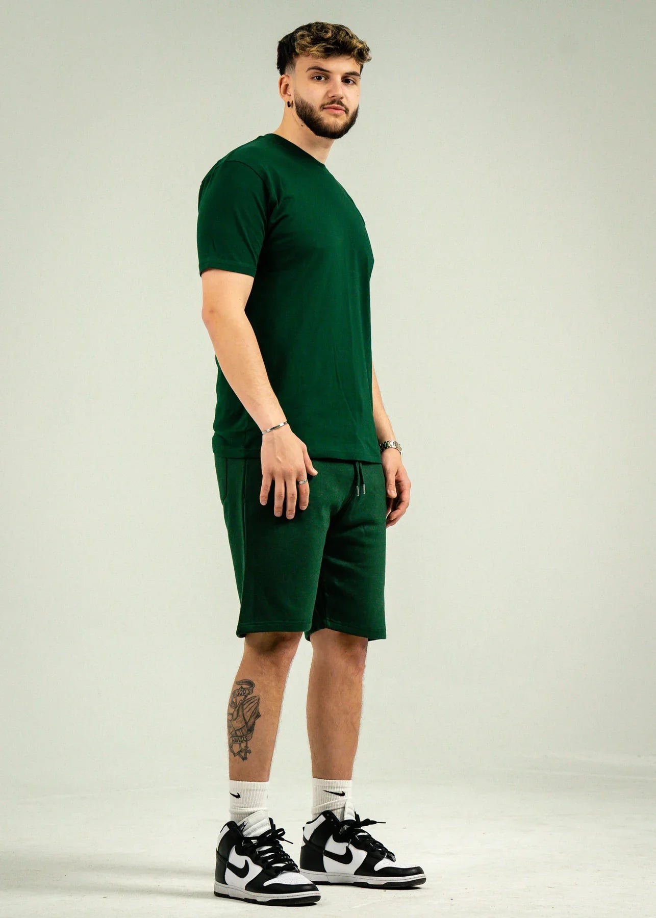 Hunter Green T-Shirt and Short Set