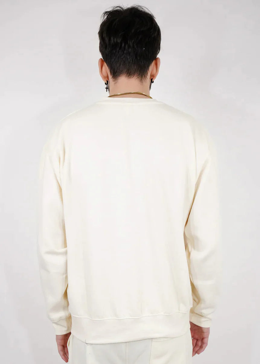 Off-White Heavy Blend Fleece Crew-Neck SweatShirt