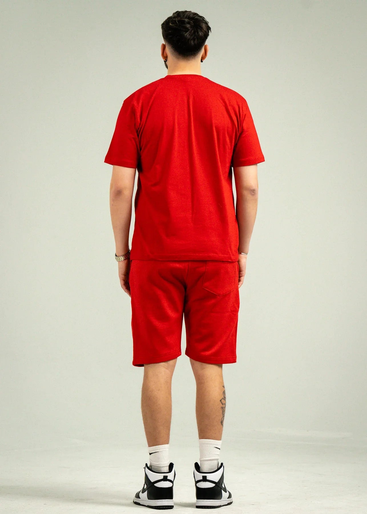 Red T-Shirt and Short Set
