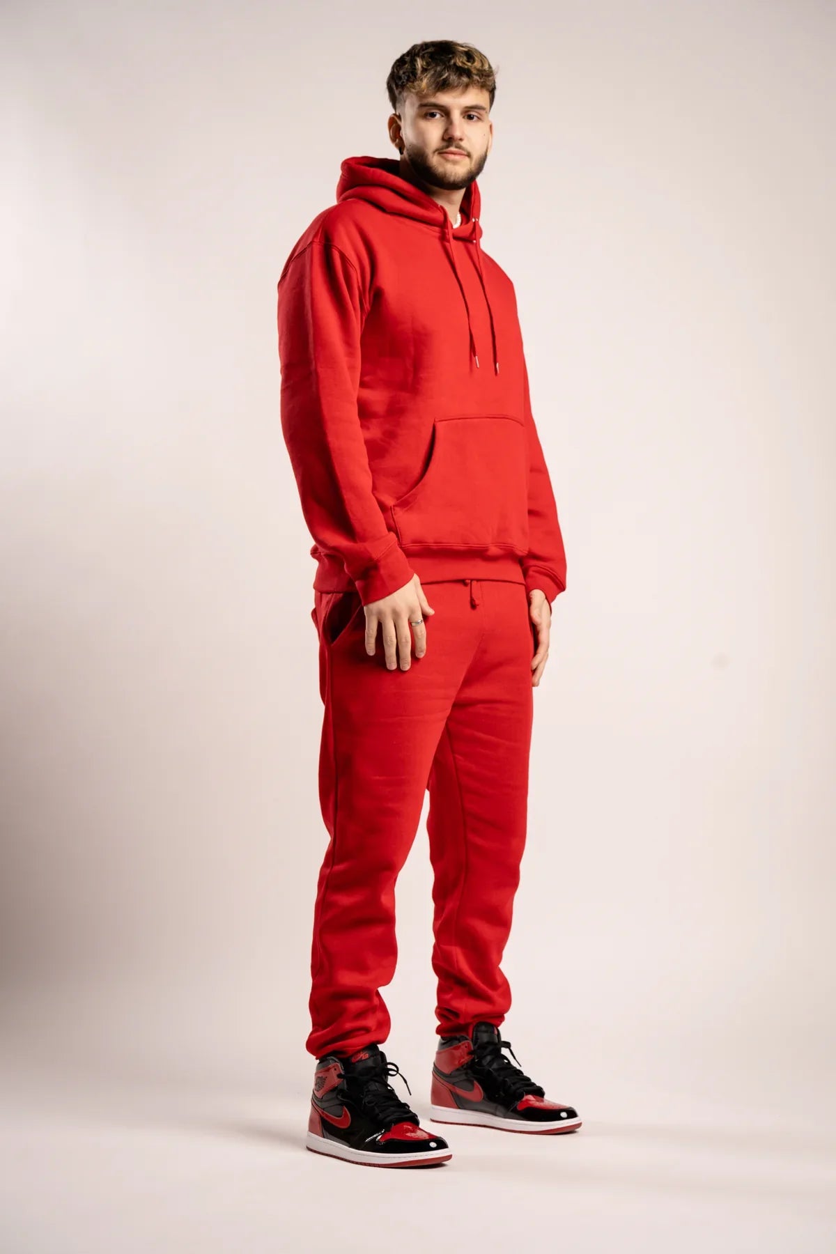 Red Heavy Blend Fleece SweatSuit