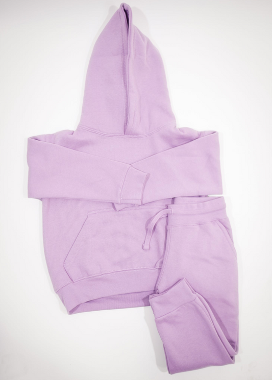 Lilac Heavy Blend Kids SweatSuit