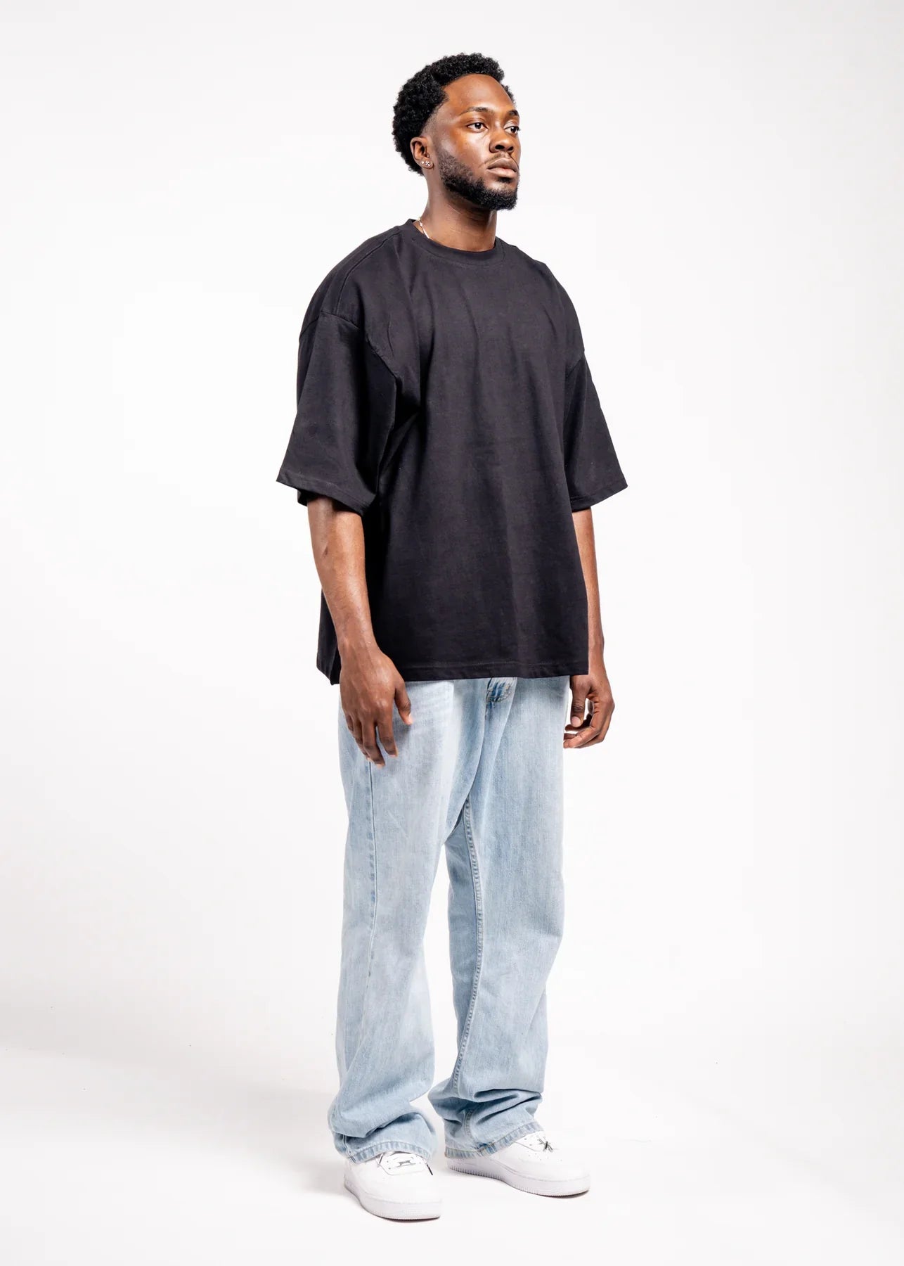 Black Heavyweight Oversized T-Shirt