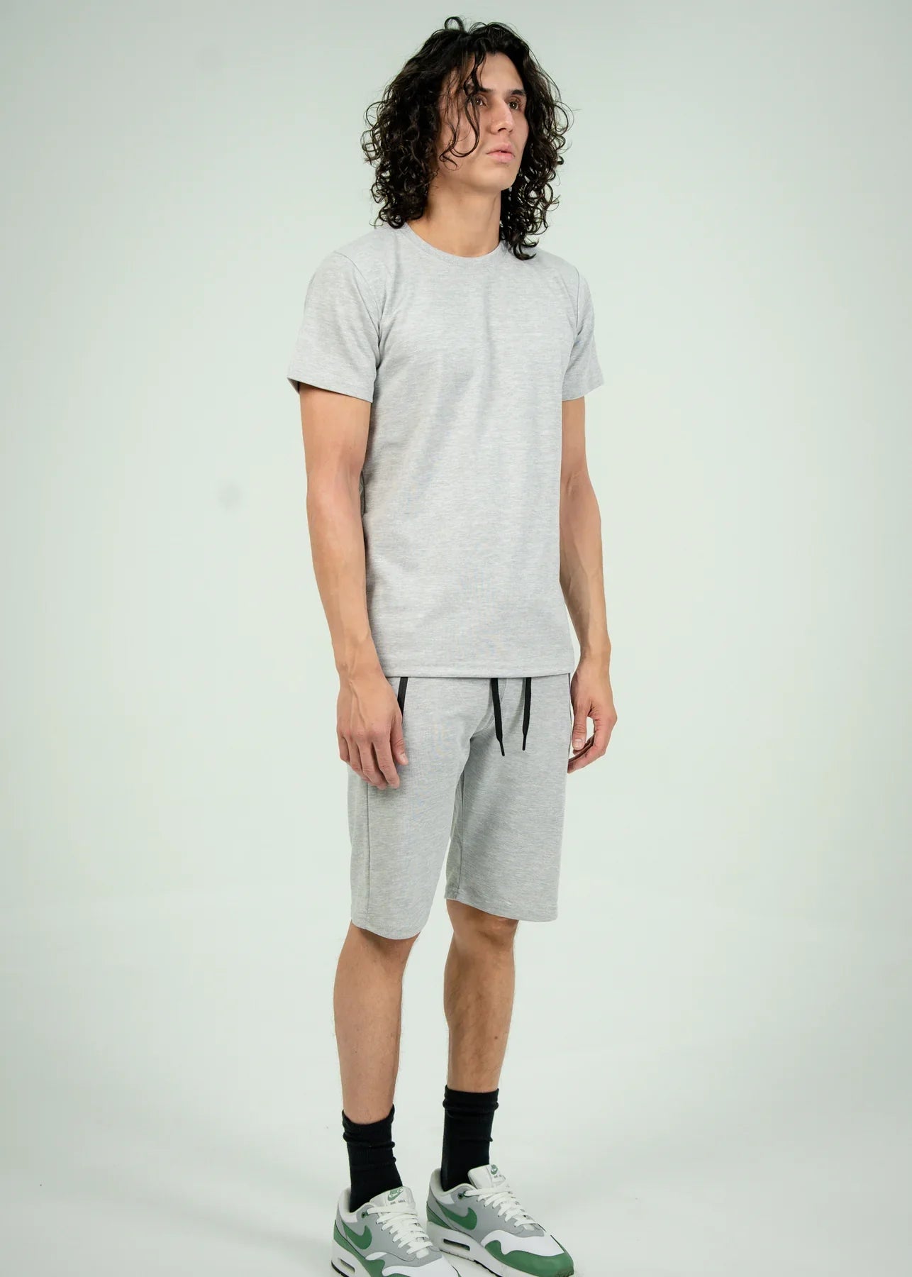 Gray Tech Short Set
